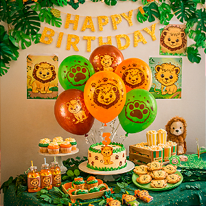 25 Bexigas balão n11 Decoração Leão festa Aniversário baby