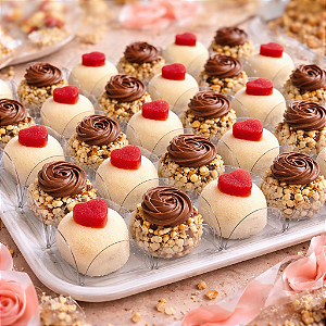 100 Forminhas para doces finos Cristal Festa Aniversario