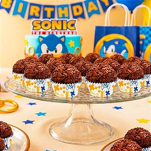100~1000 Forminhas N5 decoração Sonic festa aniversário