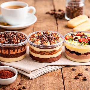 Cake Box Redonda c/tampa 375ML Acríico Bolo doces Tortas