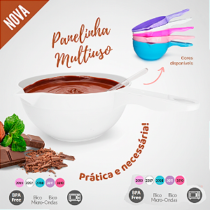 Panelinha Confeitaria Derretedeira Chocolate Multiuso 850ml