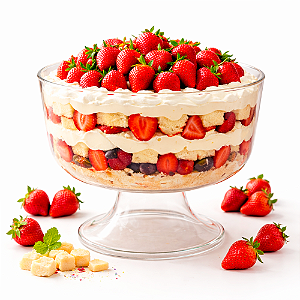 Taça Gigante Acrílico 4,5L Goumet Sobremesa Festa eventos