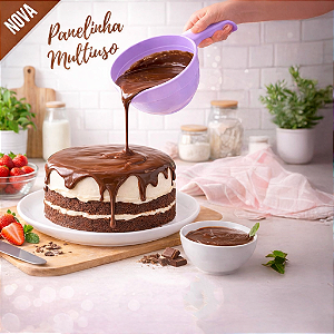 10 Panelinha Confeitaria Derrete Chocolate Multi 850ml Lilás