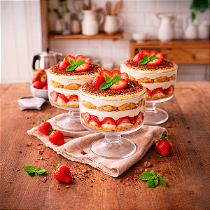 10 Taça Sobremesa Acrílico Sorvete Transparente 375ml multi