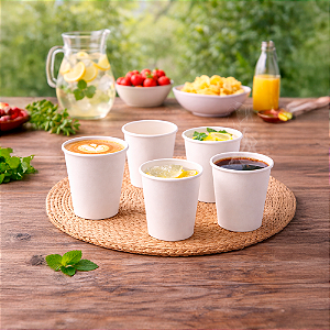 25 Copos De Papel Decoração Festa Aniversário 240ML ECOLOGI