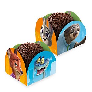 50 Forminhas Para Doces Festa Zootopia Decoração Aniversari