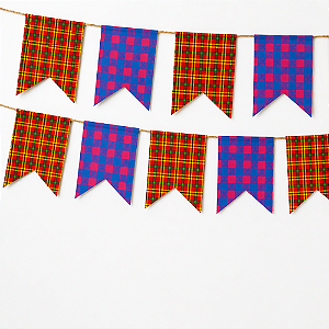 Rolo TNT Decoração Junina Festa Bandeirinhas 33cm x 25m