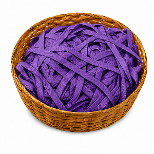 Palha TNT Decoração Roxo Aniversario Festa Cesta Temática
