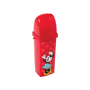 Estojo Dental Case de Plástico Decoração Minnie 290ML