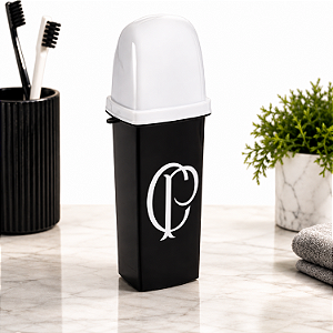Estojo Dental Case de Plástico Decoração Corinthians 290ML