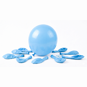 50 Balão bexigas n5 festa Azul Claro decoração aniversário