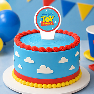 Vela Plana Decoração Toy Story 5 Festa Pavio Magico Aniver