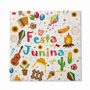 Guardanapo de Papel Festa Junina Julina Arraiá 20un