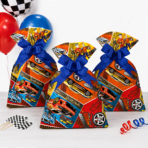 50 Sacolas Lembrancinha festa aniversário Carros decoração