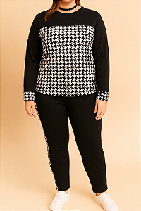 Conjunto Moletinho Xadrez