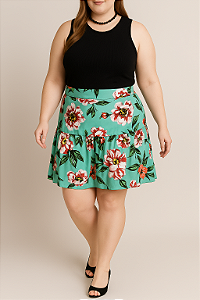 Saia Tiffany estampada