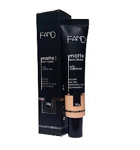 BASE LIQUIDA MATTE COR 5 - FAND COSMÉTICOS