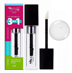 LIP GLOSS VOLUMOSO 3 EM 1 COR 300 - MAX LOVE