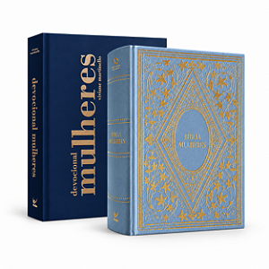 Kit Bíblia Mulheres NAA Vintage Azul + Devocional Mulheres 2027 | Viviane Martinello