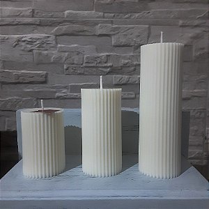 Combo Trio Vela Pilar Aromática
