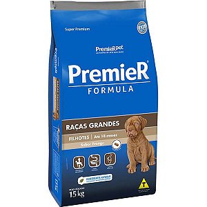 Ração Premier Formula Raças Grandes Frango - 15Kg Cães Filhotes
