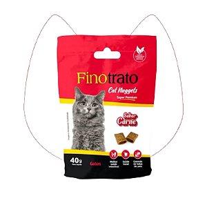 FINOTRATO CAT NUGGETS CARNE GATOS PACOTE 40GR