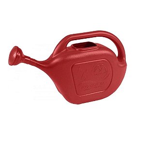 REGADOR PLASTICO 10 LITROS - VERMELHO - METASUL