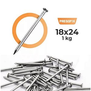 PREGO FIX 18 X 24 C/CABEÇA -- 01 KILO