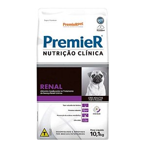 RAÇÃO PREMIER NUTRIÇÃO CLÍNICA RENAL PEQUENO PORTE -10,1KG