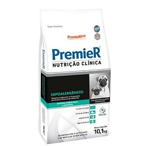 RAÇÃO PREMIER NUTRIÇÃO CLÍNICA  HIPOALERGÊNICO PARA CÃES  ADULTO PEQUENO PORTE-10.1KG