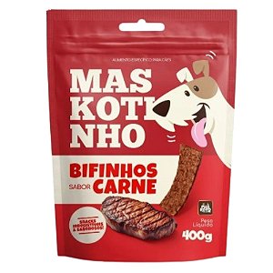 BIFINHO PARA CÃES MASKOTINHO SABOR CARNE -400G