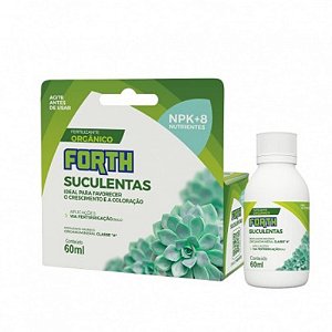 FERTILIZANTE FORTH SUCULENTAS CONCENTRADO -FRASCO 60ML