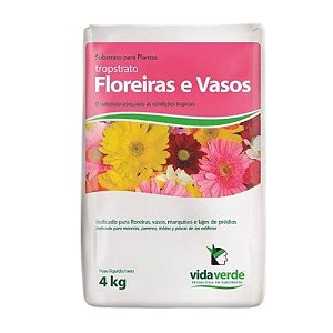 Substrato Floreira e Vasos 4kg - Vida Verde
