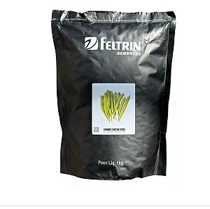 SEMENTE QUIABO SANTA CRUZ 47 PACOTE 1 KG - FELTRIN
