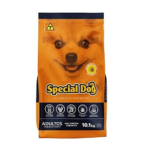 Ração Special Dog Pequeno Porte Carne/Arroz - Saco  10.1 Kg