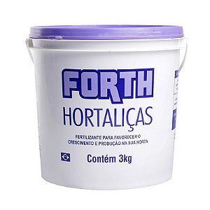 Forth Hortaliças Fertilizante 3kg – Forth