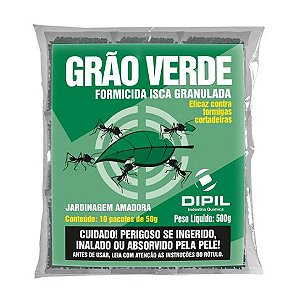 Isca Grão Verde FS Granulada - 500gr - Dipil