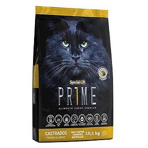 Ração Special Cat Prime Castrados Frango- 10,1kg Adultos