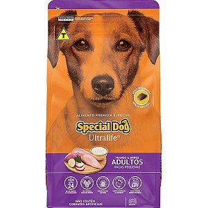 Ração Special Dog Ultra Life Raças Pequenas Frango/Arroz - 10,1Kg Cães Adultos