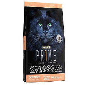 Ração Special Cat Prime Castrados Salmão – 10,1Kg Gatos Adultos