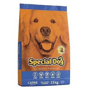 Ração Special Dog Carne - 15Kg Cães Adulto