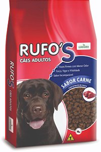 Ração Rufos Carne - 15kg Cães Adultos - Rações Comigo