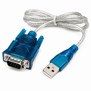 Cabo Conversor USB para Serial RS232 DB9 - Chipset CH340 (1 Metro)