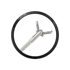 Pinça Autoclavável Jacaré Argus 2.3mm x 230cm (Modelo Alemão)