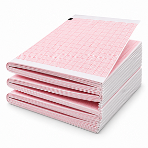 Papel ECG para GE MAC 1200 – 210x297mm A4 Bloco Z 150 Folhas