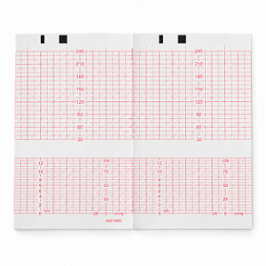Papel Cardiotocógrafo Meditech G6B – 150x90mm Z-Fold 150 Folhas