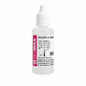 Solução de Condicionamento 30mL Analisador de Eletrólitos Max Ion Medmax Ref. 20360006