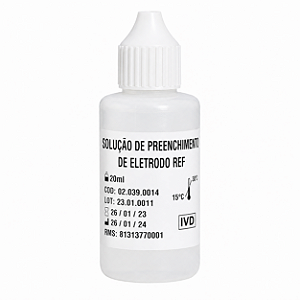 Solução de Preenchimento Eletrodo Referencial Max Ion 20mL Medmax