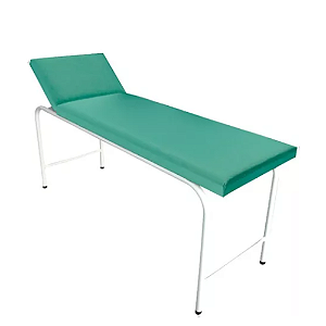 Mesa para Exame Fixa Estofada Verde Imer
