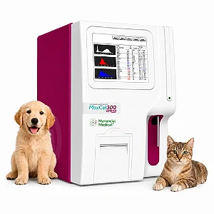 Analisador Hematológico MaxCel 300BR VET – 60 Amostras/h e Baixo Custo por Teste